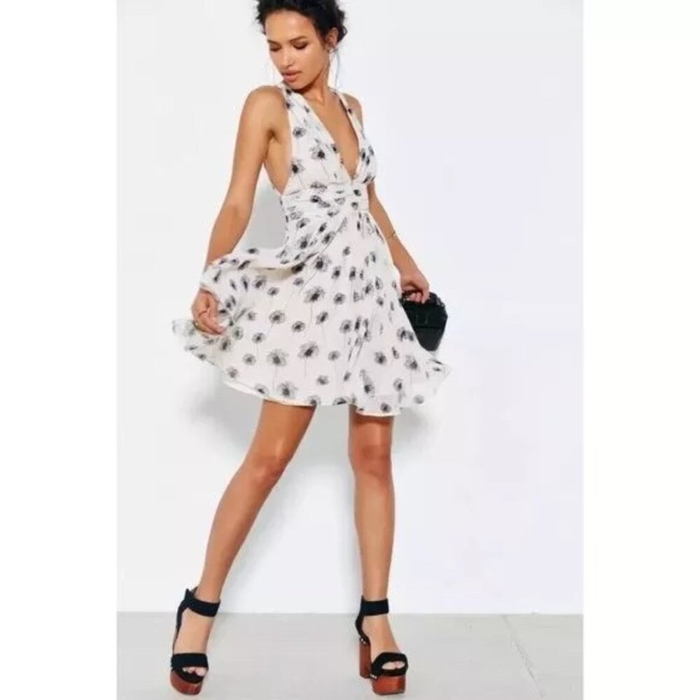 Urban Outfitters Kimchi Blue Dandelion Halter Dress